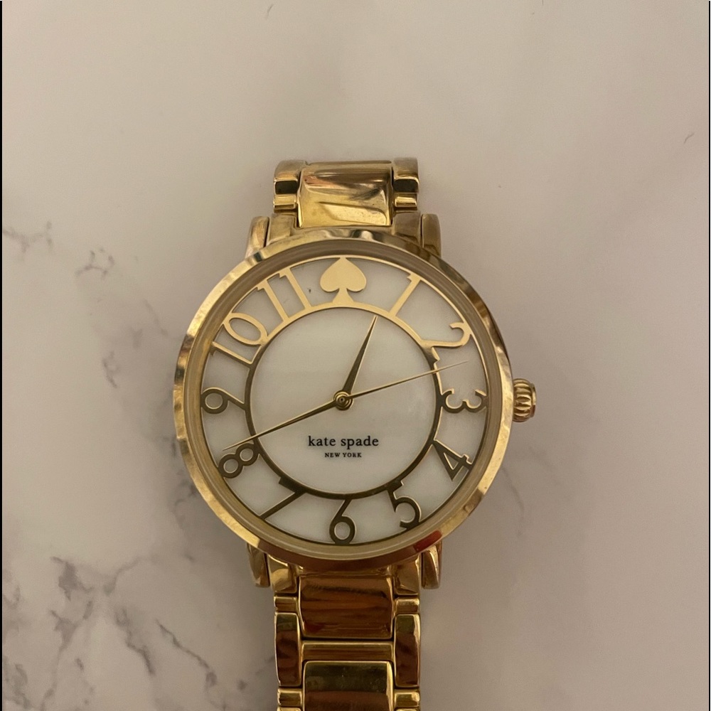 Kate Spade gold watch. Battery is dead.